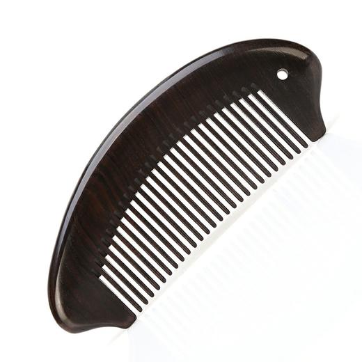 初心| 实木质感密齿无柄带孔梳梳子 商品图1