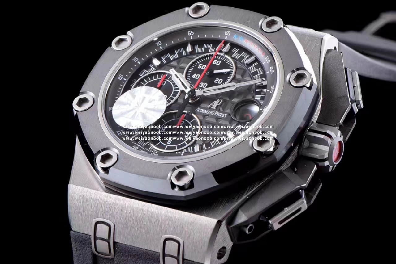 爱彼26568om车神舒马赫限量版皇家橡树12秒原版3126计时机械机芯前后