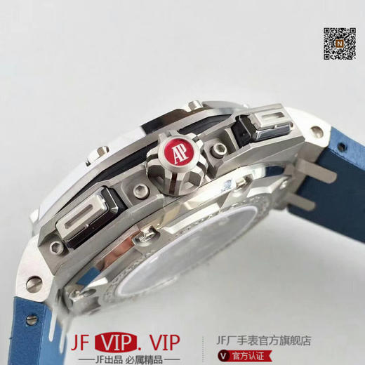 JF爱彼26568，车神舒马赫限量版！皇家橡树12秒 版本！3126机！透底，前后蓝宝石！钛金属表壳！钛陶瓷圈口！44MM。 ！全功能男士手表 商品图9