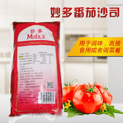 妙多  软包沙司1kg/包  番茄酱 手抓饼鸡肉卷 商品图2