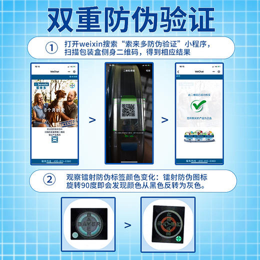 老金家驱虫套餐（犬用）-德国拜耳索来多项圈+海乐旺 商品图7