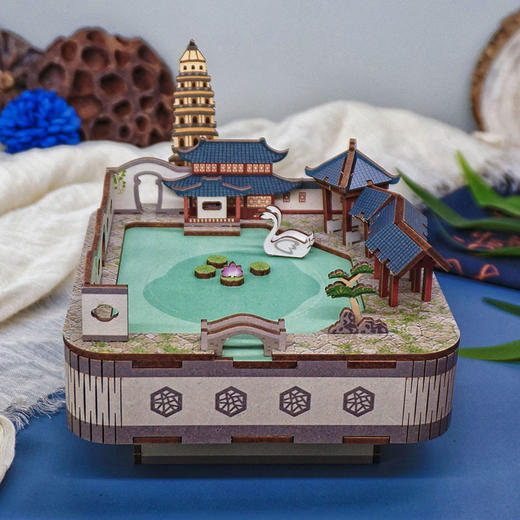 同趣 苏州园林 八音盒 苏州记忆 万年历 优惠组合 - 同趣文创旗舰店