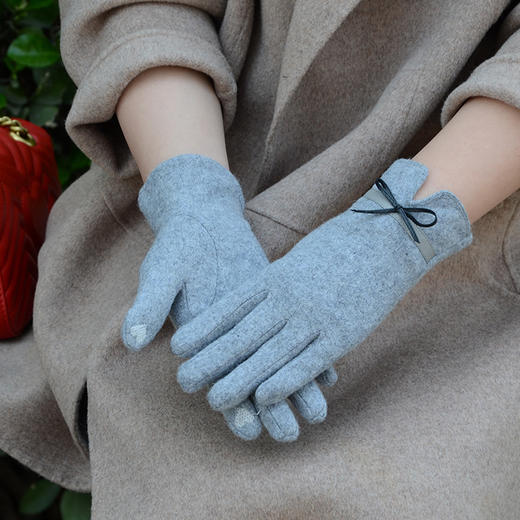 JC-冬季新款女士手套触屏薄款保暖手套 商品图0