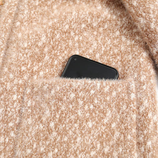 YY-1112Q24150秋冬新款保暖高贵毛呢大衣 商品图3