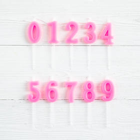 【单买不配送，仅同生日蛋糕/下午茶一起配送】9.9元/根 蛋糕数字蜡烛 新旧版本随机配送（广州）