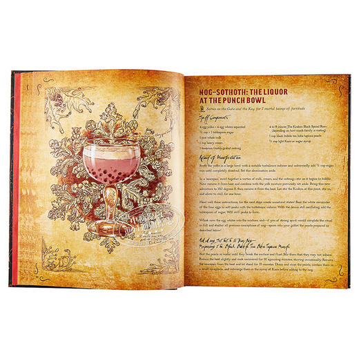 预售 【中商原版】暗黑料理：洛夫克拉夫特传说中的食谱和仪式 英文原版 The Necronomnomnom: Recipes and Rites 食谱 商品图6