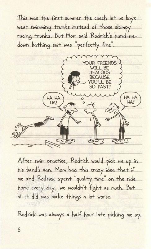 【中商原版】小屁孩日记2 英文原版 Diary of a Wimpy Kid 2 Rodrick Rules 杰夫金尼 8-12岁英版 桥梁章节书 儿童小初文学 商品图2