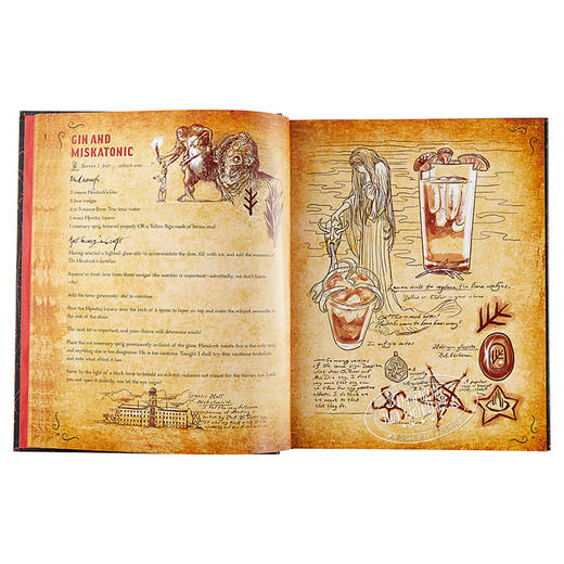 预售 【中商原版】暗黑料理：洛夫克拉夫特传说中的食谱和仪式 英文原版 The Necronomnomnom: Recipes and Rites 食谱 商品图5