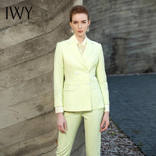 IWY/浅黄色西装职业套装201003CP1 商品图5
