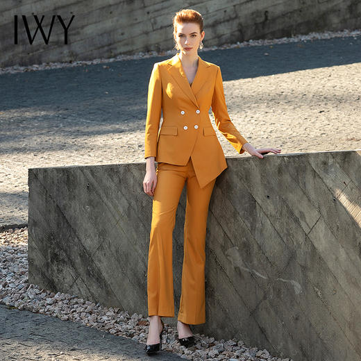 IWY/黄色职业西装套装201002C1+P3+B3 商品图1