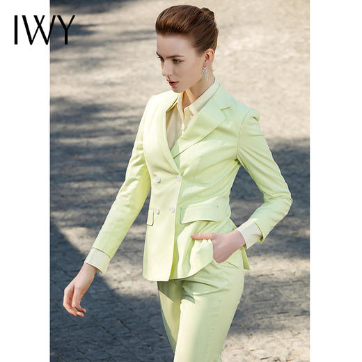 IWY/浅黄色西装职业套装201003CP1 商品图7