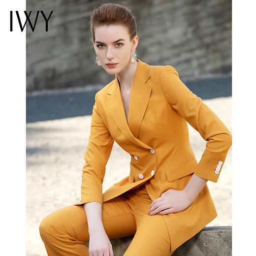 IWY/黄色职业西装套装201002C1+P3+B3 商品图6