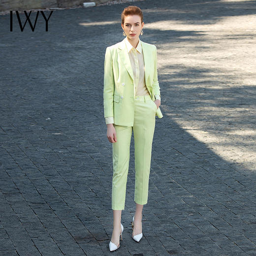 IWY/浅黄色西装职业套装201003CP1 商品图0