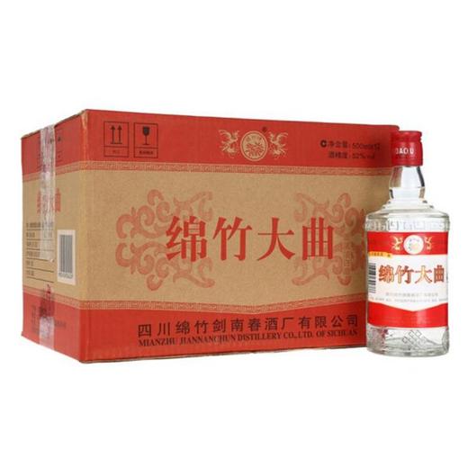 【整箱】剑南春 38度 绵竹红标大曲 浓香型白酒1箱(500ml*12瓶)【1月18日—19日提货】 商品图0