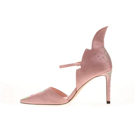 sheme新中式《燕燕》系列 形象设计 温婉刺绣高跟鞋 商品图3