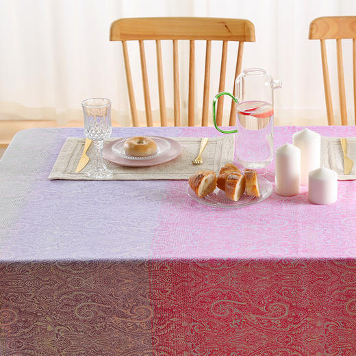 阳春小镇梭织渐变桌布 商品图3