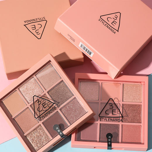 3CE九宫格眼影盘9色干枯玫瑰南瓜豆沙橘棕盘overtake 商品图0