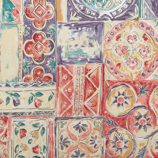 阳春小镇进口贡缎琉璃太阳垫 商品图5