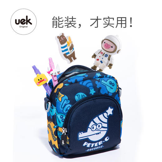 uek儿童斜挎包女孩包包可爱男童卡通挎包宝宝拜年包公主时尚小包 商品图3