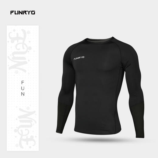【青少年】FUNRYO蜂锐FUN系列运动长袖紧身衣紧身裤套装 商品图0
