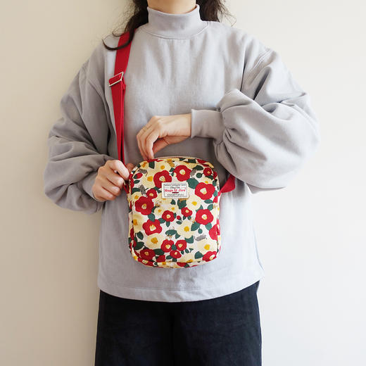 HUGOJIRO吐司斜挎包风の花茶花小猫 商品图2