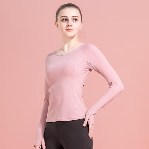 （不退不换）FS173梵美人瑜伽长袖含胸垫 断码清仓 商品图4