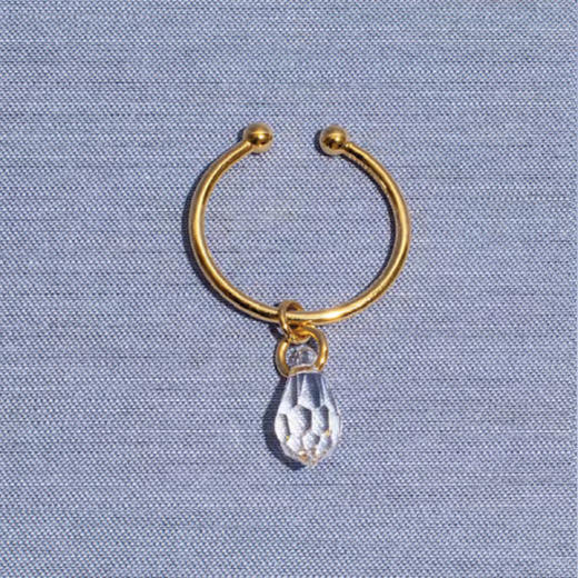 Chabaux Jasmine 系列水晶耳挂（单个） 商品图3