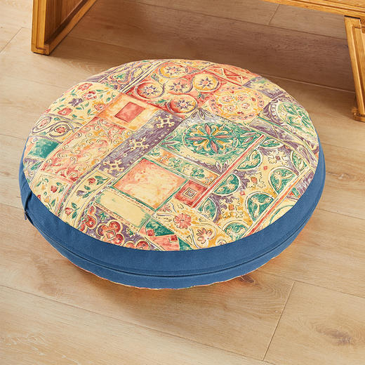 阳春小镇进口贡缎琉璃太阳垫 商品图1