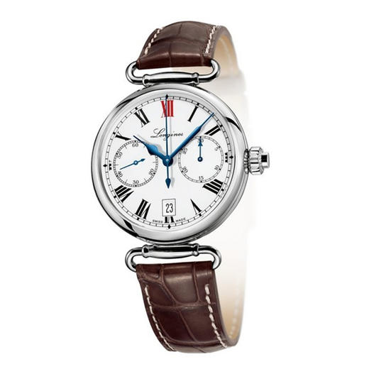 浪琴 Longines 经典复古系列 导柱轮单按钮计时秒表机械男表 L2.776.4.21.3 商品图2