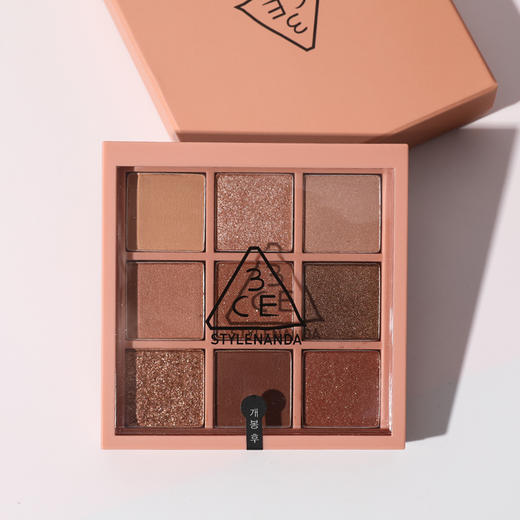 3CE九宫格眼影盘9色干枯玫瑰南瓜豆沙橘棕盘overtake 商品图8