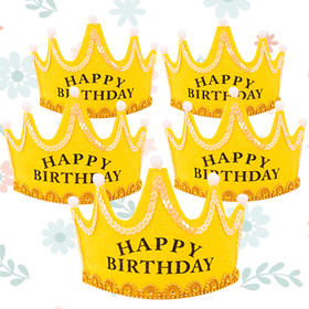 发光生日帽三色可选