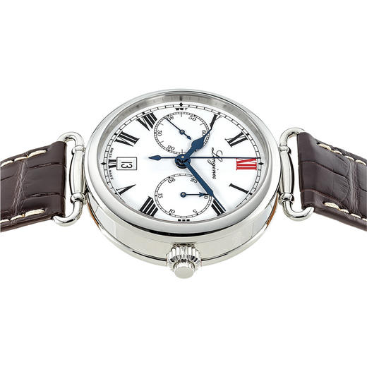 浪琴 Longines 经典复古系列 导柱轮单按钮计时秒表机械男表 L2.776.4.21.3 商品图4