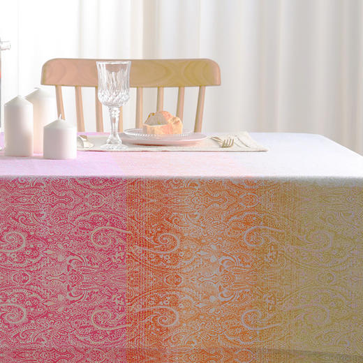 阳春小镇梭织渐变桌布 商品图2