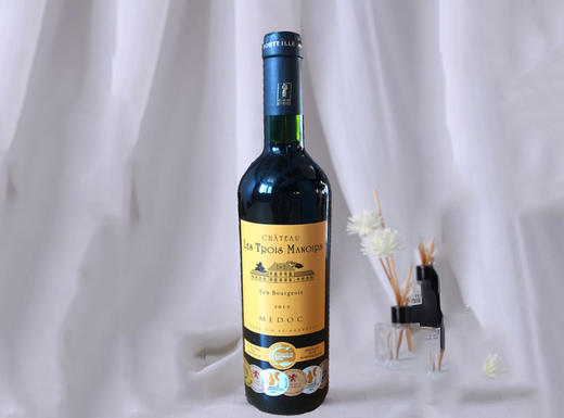 法国原瓶 中级庄  三堡酒庄红葡萄酒 商品图0