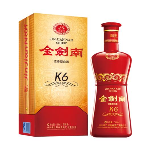 【下单立减，买一送一】金剑南K6新款 42度 500ml 商品图1