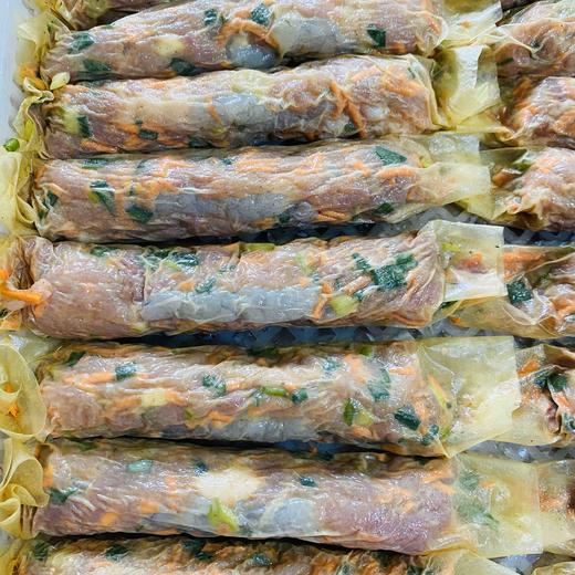 【海鲜精选】东山海鲜•纯手工虾仁猪肉五香卷  纯手工制作 无添加 3条约250g/1袋装 商品图0