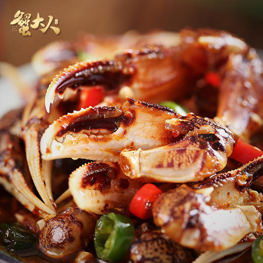 【蟹大人】麻辣醉蟹钳 即食海鲜罐装 香辣腌制小零食 350g*2 商品图2