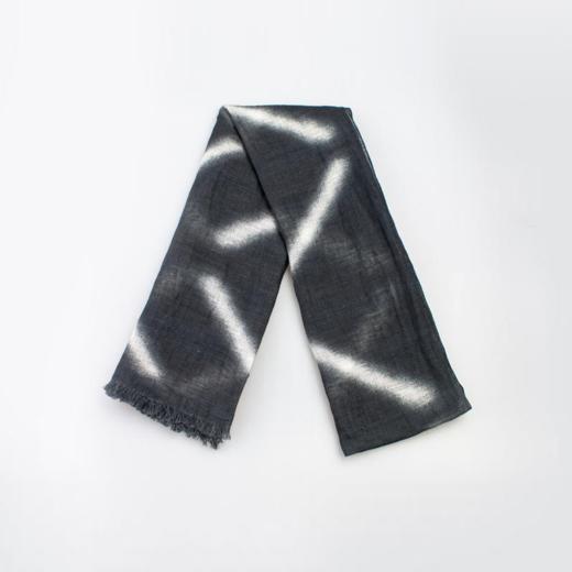 ARMANI 阿玛尼 男士围巾黑色拼白色 640782 3P003 00243 商品图0