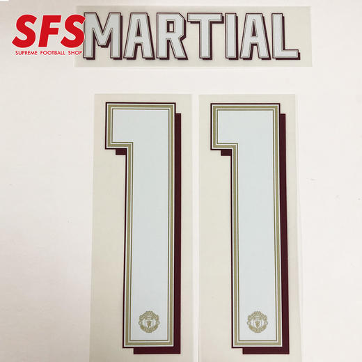 【印制风险自担】SFS 19/20赛季曼联主场杯赛印号 球员版印号（非球衣链接） 商品图2