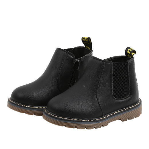 MH-Q10儿童纯色加绒加棉宝宝棉靴保暖马丁靴 商品图4