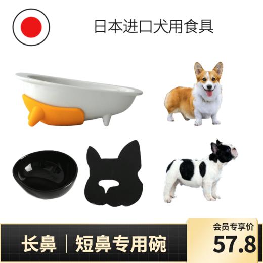 日本特殊犬种专用长鼻径 短鼻径陶瓷倾斜斜口碗 汪汪吧天然宠物用品