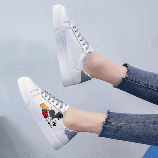 HY-D-6新款小白鞋卡通米奇超火女鞋 商品图2