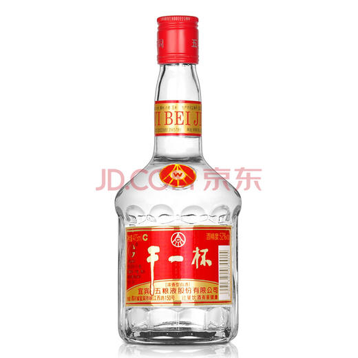 【整箱】五粮液股份公司 干一杯 光瓶装 浓香型白酒 52度 475ml*6瓶【1月18日—19日提货】 商品图1