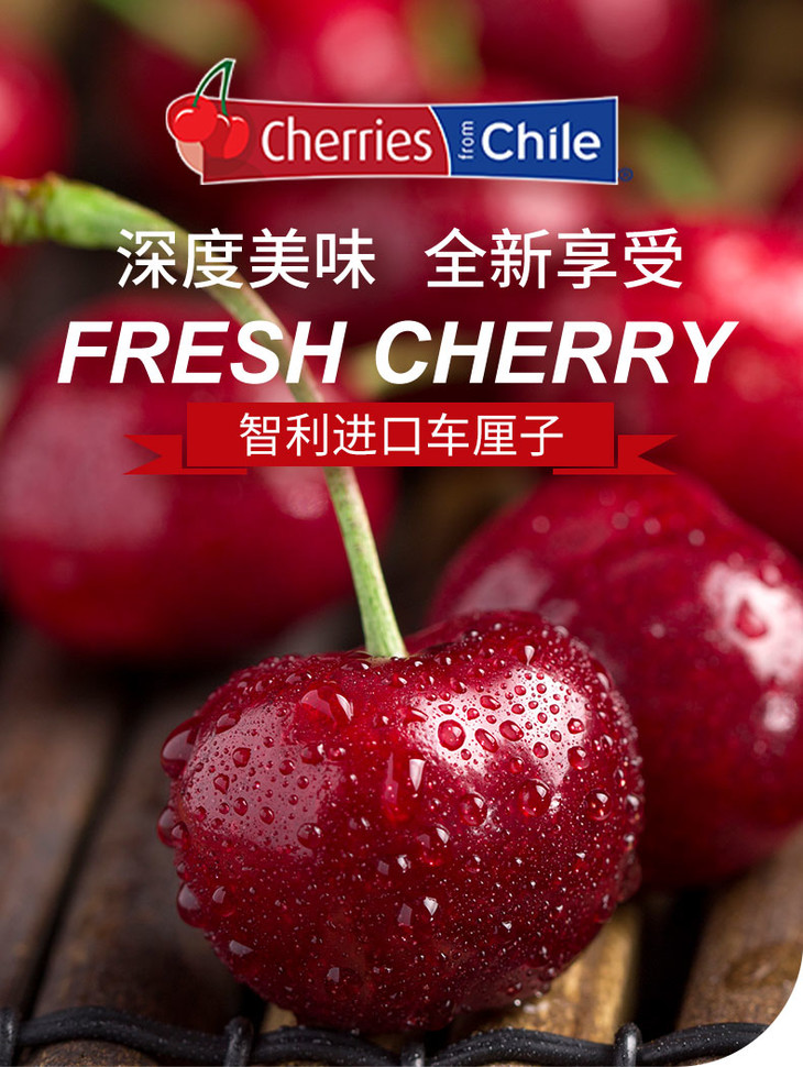 智利进口车厘子15kg年货礼盒装jj级果径约2830mm