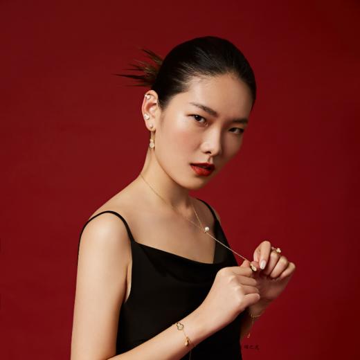 宫里的世界&美颂之光 小葫芦系列 925银珍珠耳坠 商品图3