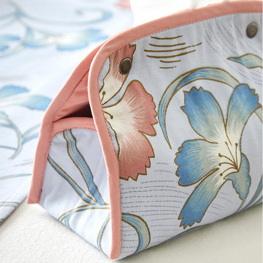 阳春小镇进口贡缎按扣纸巾盒 商品图7