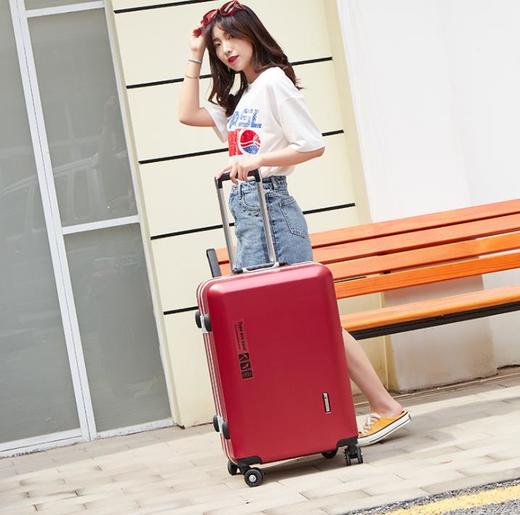 【服饰鞋包】拉杆箱 abs铝框万向轮行李箱包时尚简约登机旅行箱 商品图0