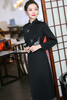 XGT-Q9394新款绣花新式改良中国风复古日常旗袍连衣裙 商品缩略图0