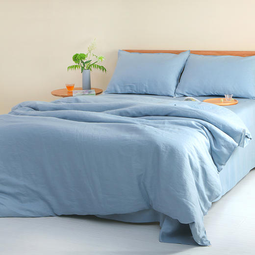 阳春小镇纯色亚麻四件套 商品图0