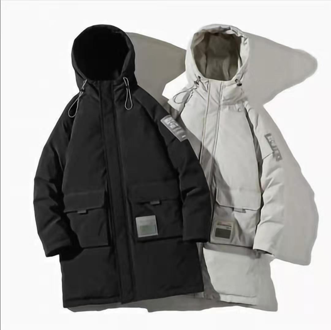 慕凯森/MKS 精品男女情侣中长款连帽羽绒服 保暖大口袋19003JPY带授权招加盟代理